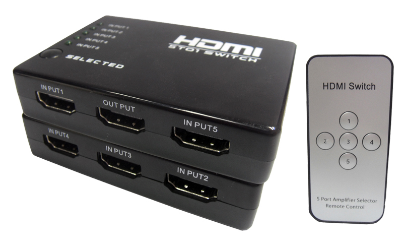 HDV-501 （5口HDMI切换器-1.4版本）