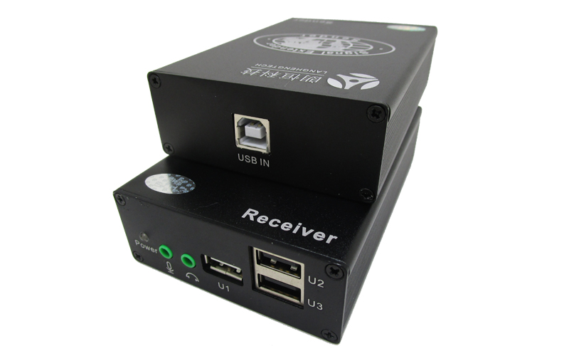 USB-2803(A)(延长3个USB2.0接口60米，AUDIO功能可选择)