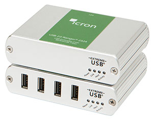 USB-2324(4个USB2.0接口多模光纤延长500米)