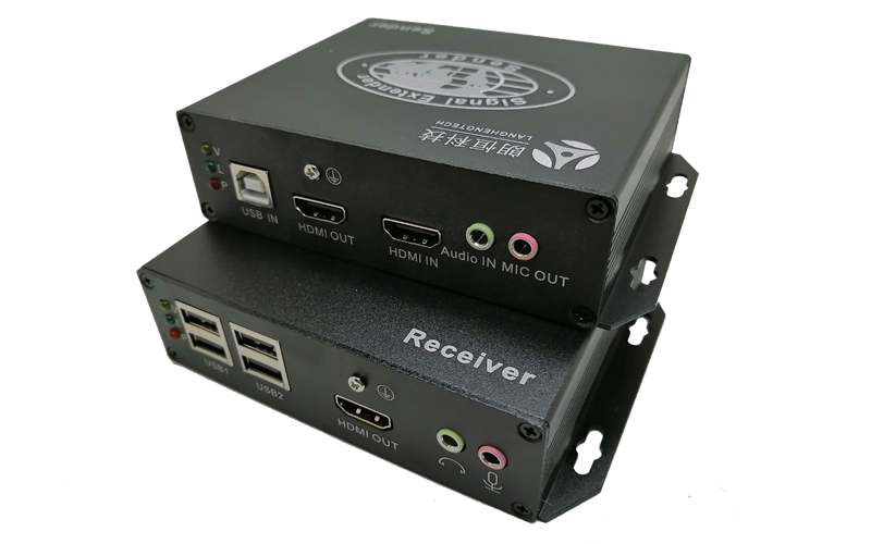 UVOL-3HUAS(HDMI+USB2.0+双向音频+双向RS232+红外)光纤高速传输20KM
