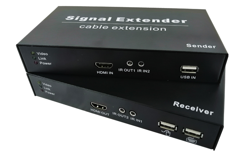 HDT-150HU(HDMI+USB键鼠+双向红外网线延长150米)