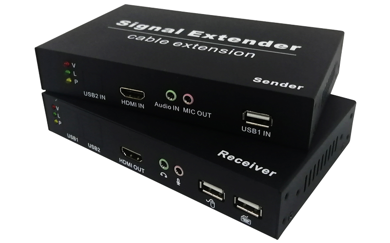 IPHEK-120A(HDMI+USB键鼠+双向音频+远程开关机/红外)高速延长器