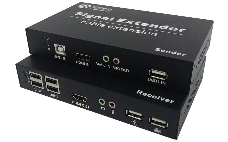 IPHEK-120UA(HDMI+USB+双向音频+远程开关机/红外)高速延长器