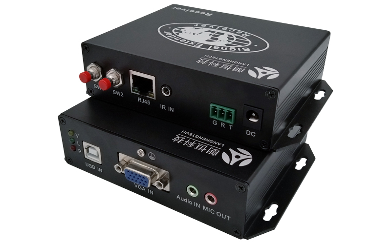 IPVE-125UAS(VGA+USB2.0+双向音频+双向RS232+红外)高速延长器